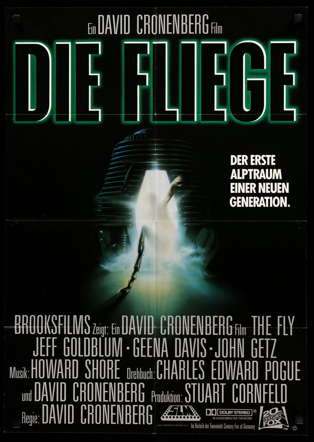 Fly (1986) original movie poster for sale at Original Film Art - Vintage Movie Posters