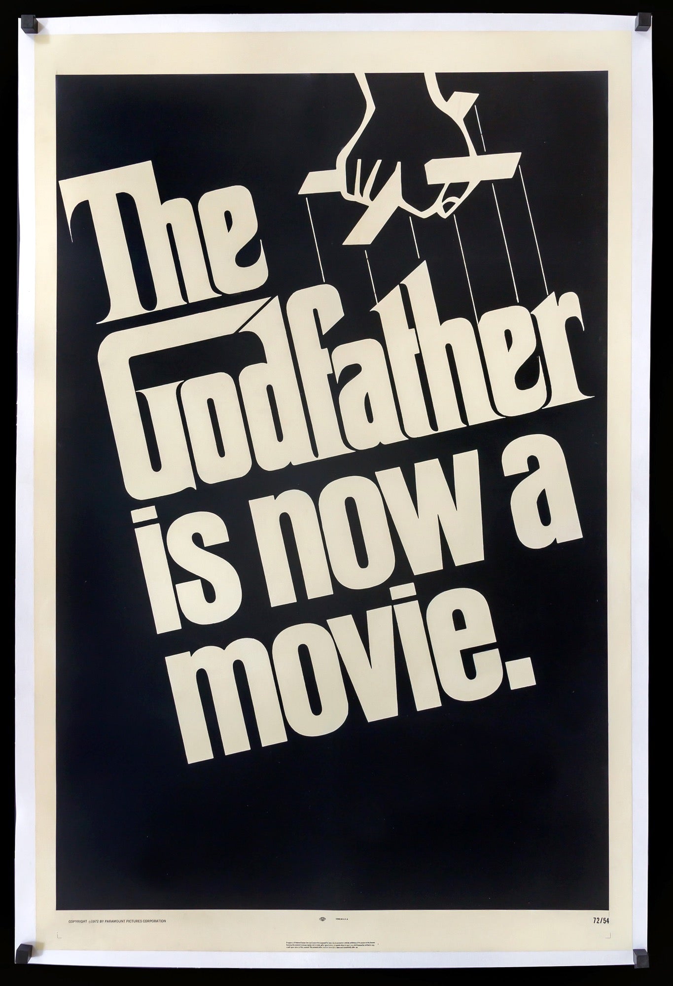 Godfather (1972) original movie poster for sale at Original Film Art - Vintage Movie Posters