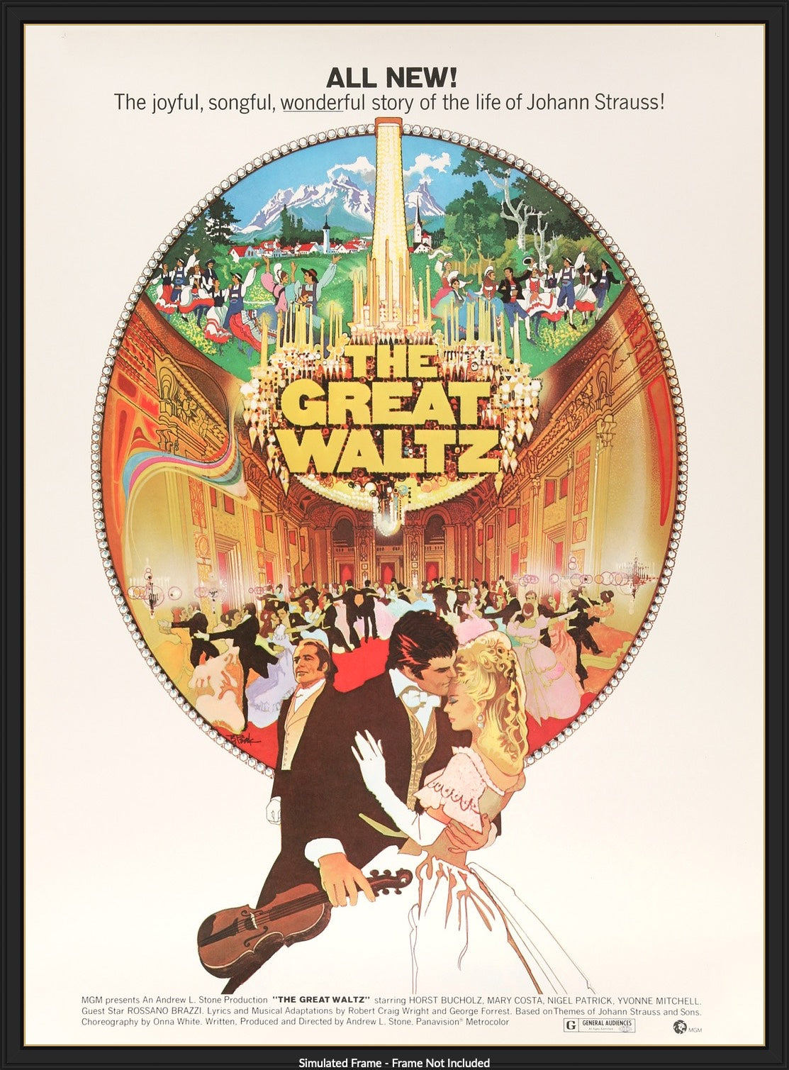 Great Waltz (1972) original movie poster for sale at Original Film Art - Vintage Movie Posters