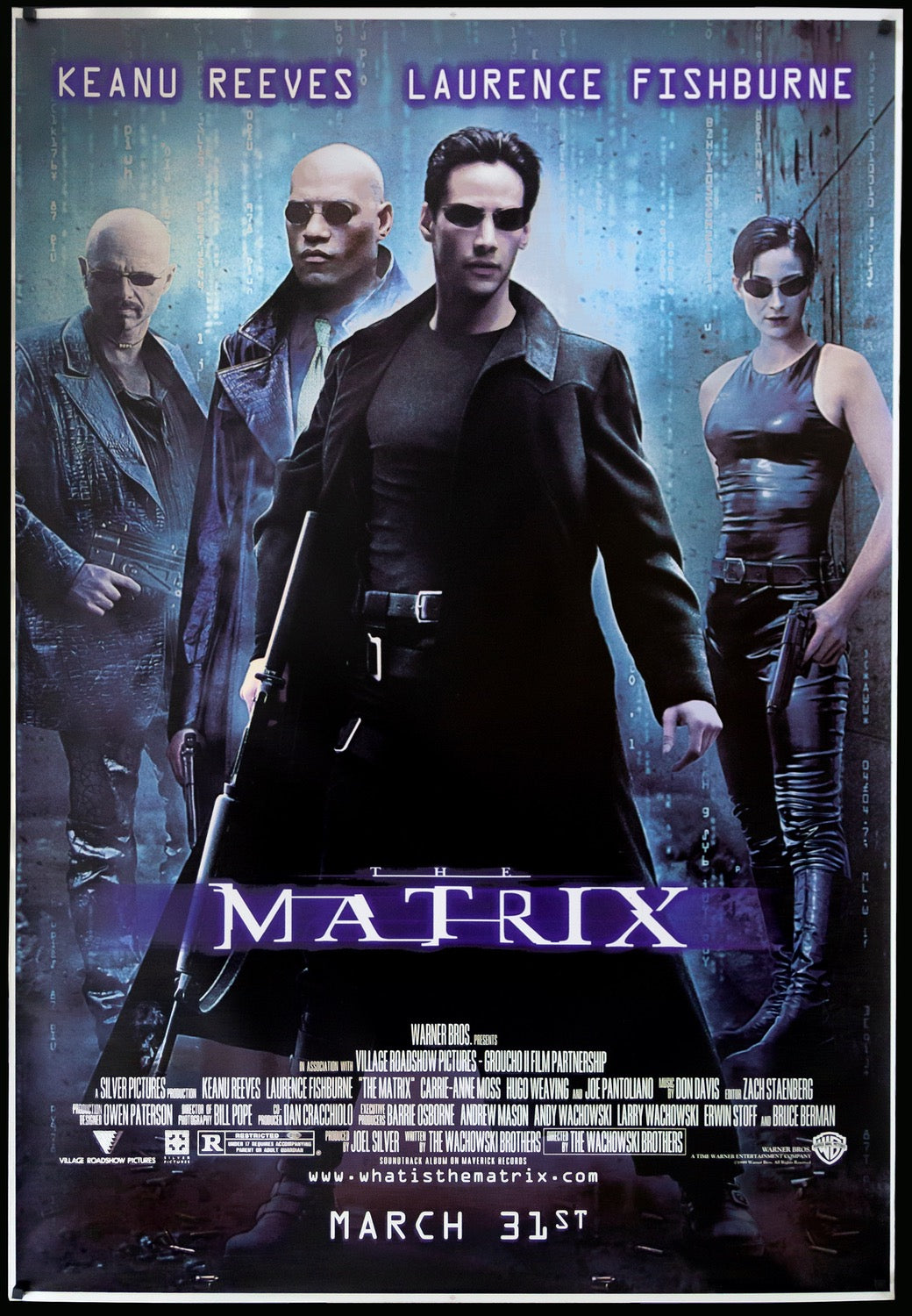 Matrix (1999) original movie poster for sale at Original Film Art