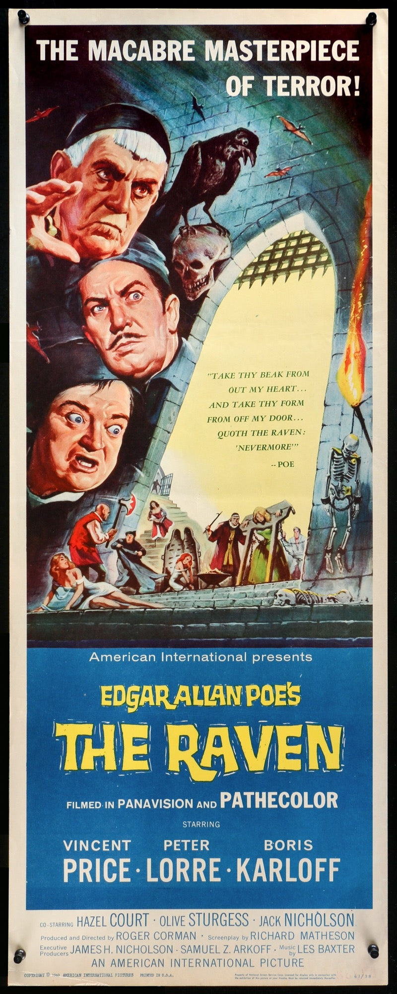 Raven (1963) original movie poster for sale at Original Film Art - Vintage Movie Posters