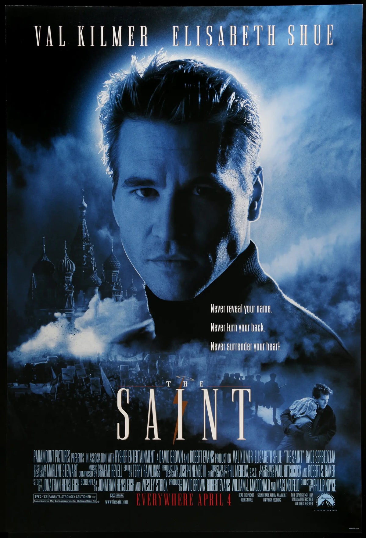 Saint (1997) original movie poster for sale at Original Film Art - Vintage Movie Posters