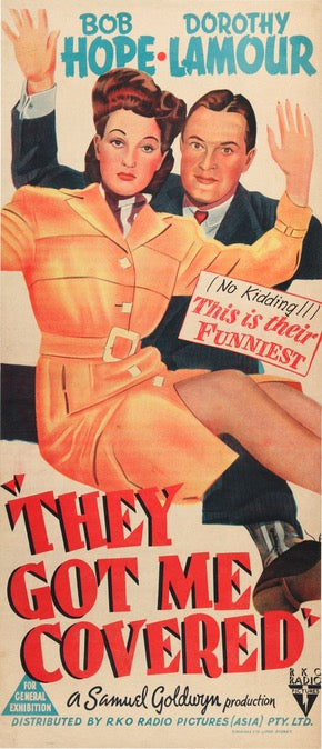 They Got Me Covered (1943) original movie poster for sale at Original Film Art - Vintage Movie Posters