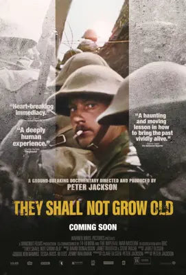 They Shall Not Grow Old (2018) original movie poster for sale at Original Film Art