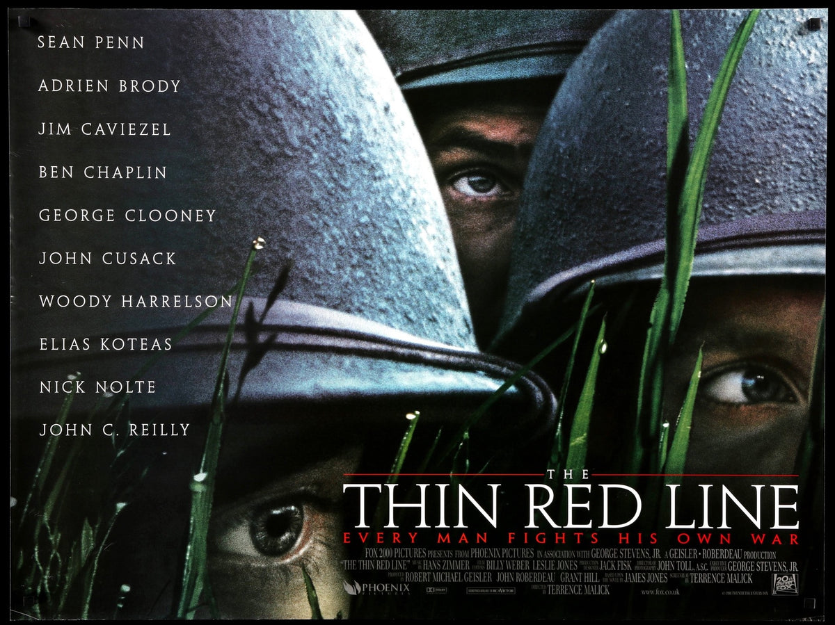 Thin Red Line (1998) original movie poster for sale at Original Film Art - Vintage Movie Posters