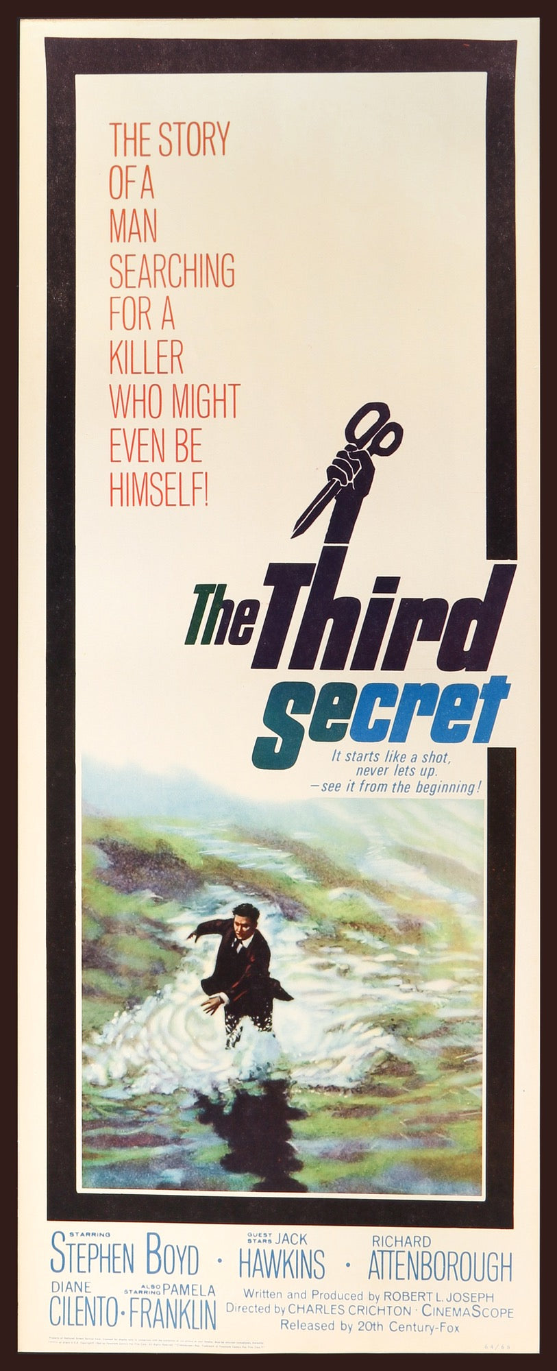 Third Secret (1964) original movie poster for sale at Original Film Art