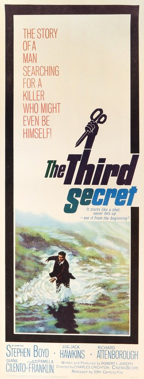 Third Secret (1964) original movie poster for sale at Original Film Art