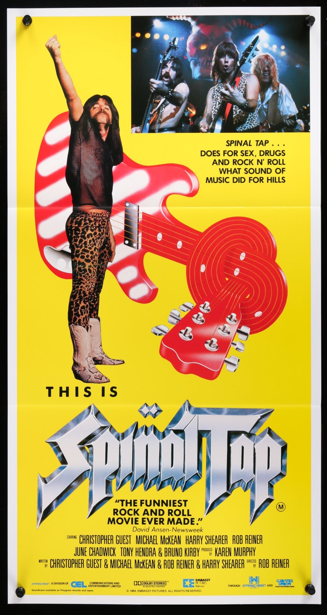 This is Spinal Tap (1984) original movie poster for sale at Original Film Art - Vintage Movie Posters
