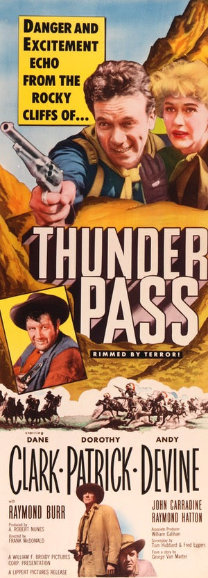Thunder Pass (1954) original movie poster for sale at Original Film Art - Vintage Movie Posters