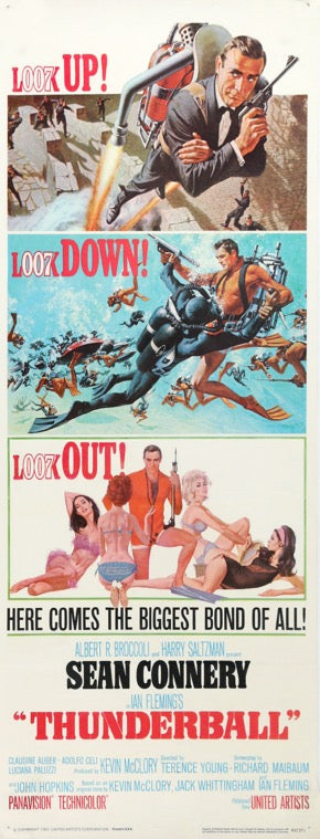 Thunderball (1965) original movie poster for sale at Original Film Art - Vintage Movie Posters