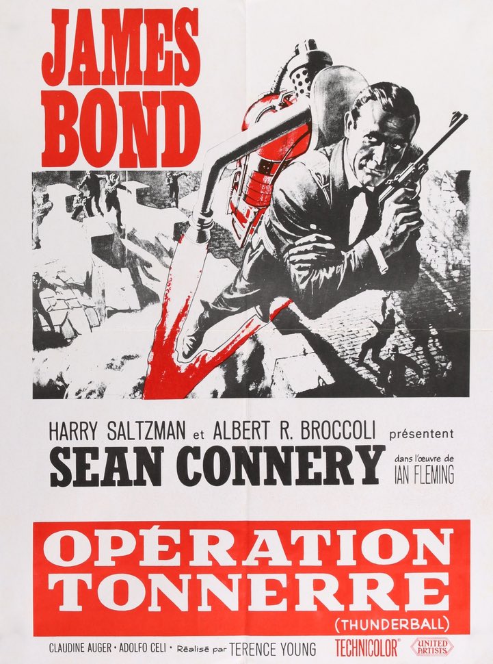 Thunderball (1965) original movie poster for sale at Original Film Art - Vintage Movie Posters