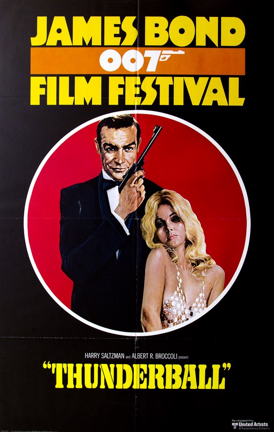 James Bond 007 Film Festival - Thunderball (1975) original movie poster for sale at Original Film Art - Vintage Movie Posters