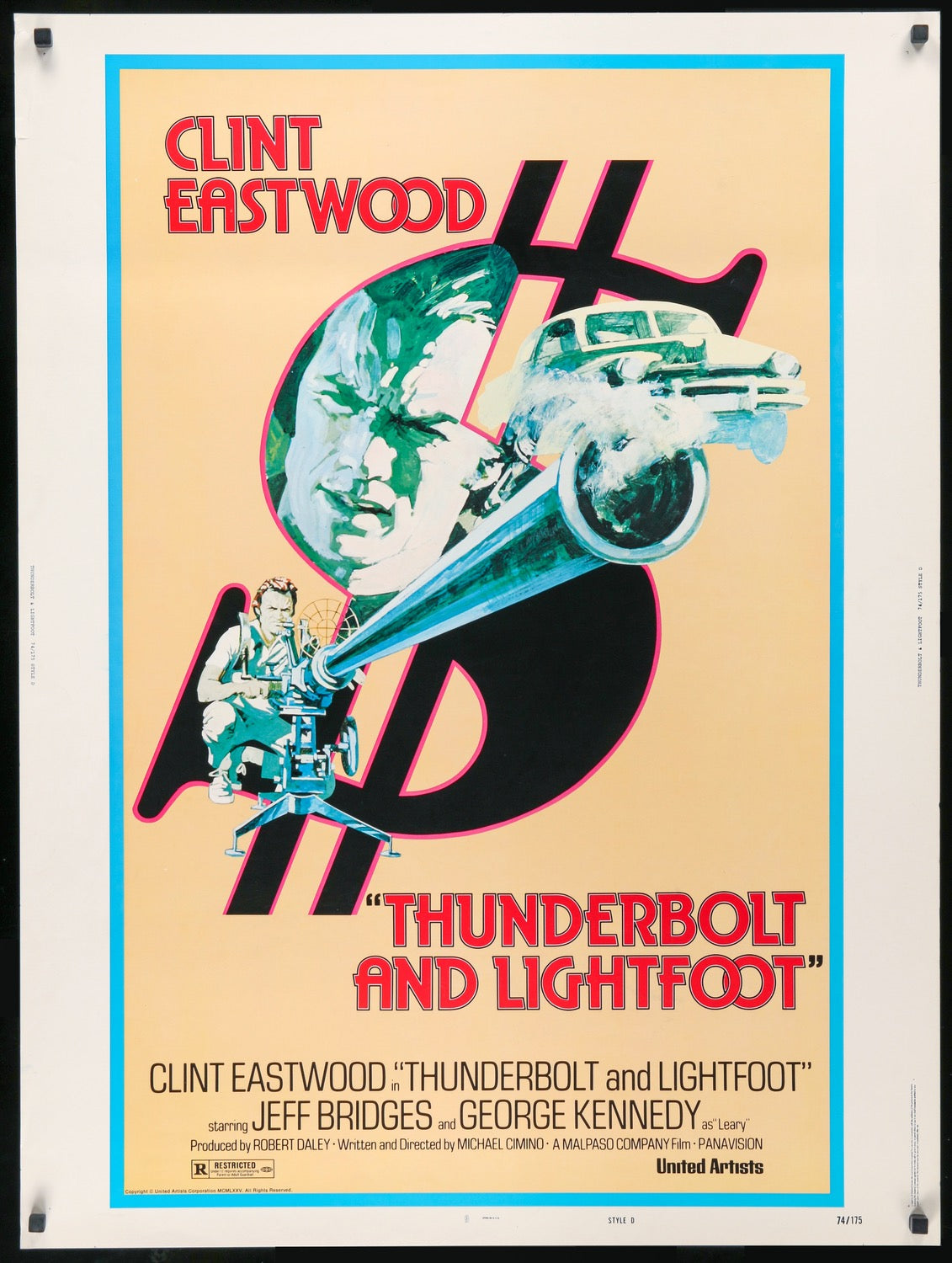 Thunderbolt and Lightfoot (1974) original movie poster for sale at Original Film Art