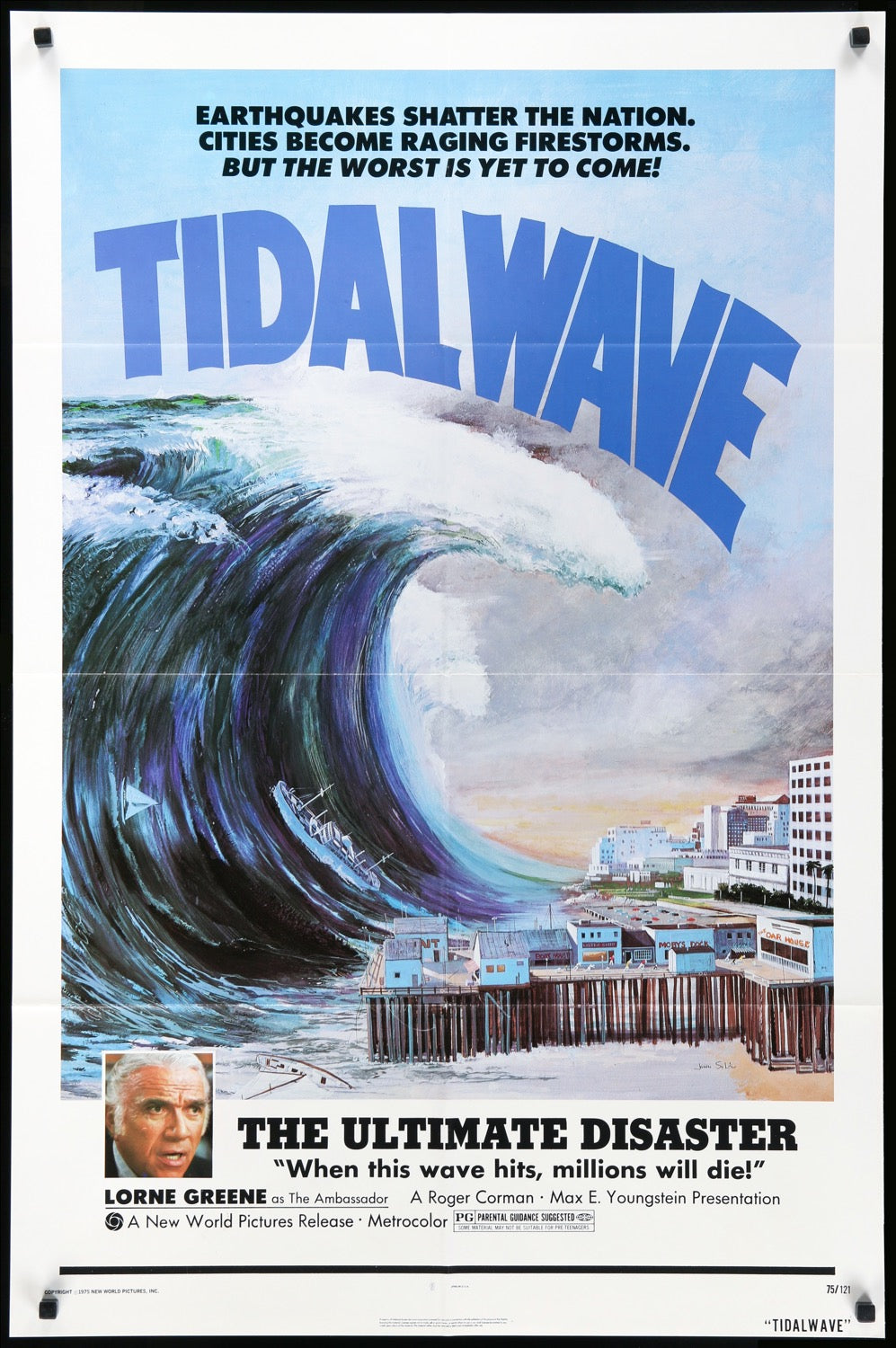 Tidal Wave (1973) original movie poster for sale at Original Film Art - Vintage Movie Posters
