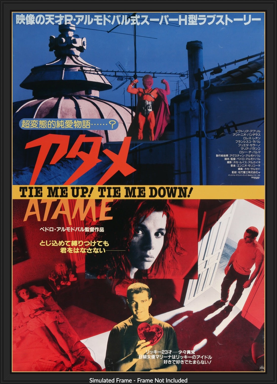 Tie Me Up! Tie Me Down! (1989) original movie poster for sale at Original Film Art - Vintage Movie Posters