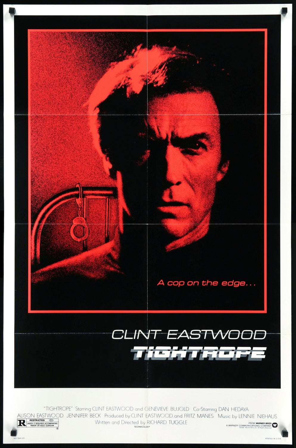 Tightrope (1984) original movie poster for sale at Original Film Art
