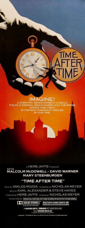 Time After Time (1979) original movie poster for sale at Original Film Art - Vintage Movie Posters