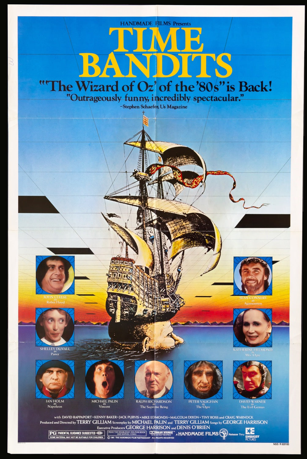 Time Bandits (1981) original movie poster for sale at Original Film Art - Vintage Movie Posters