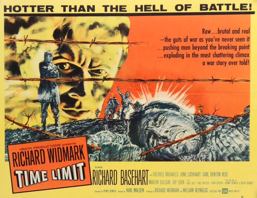 Time Limit (1957) original movie poster for sale at Original Film Art - Vintage Movie Posters
