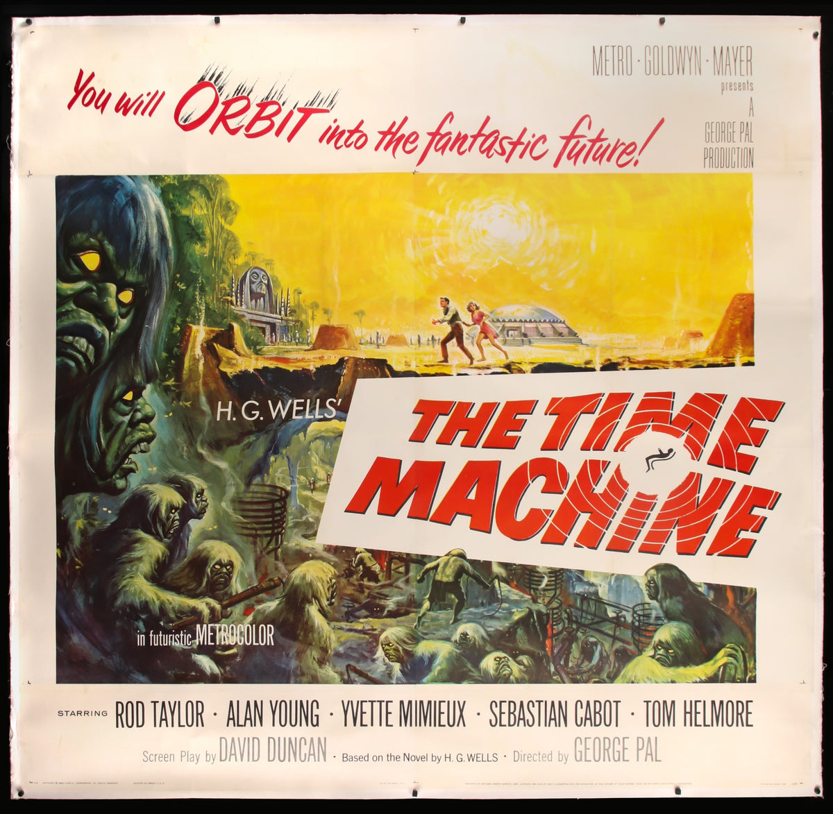 Time Machine (1960) original movie poster for sale at Original Film Art - Vintage Movie Posters