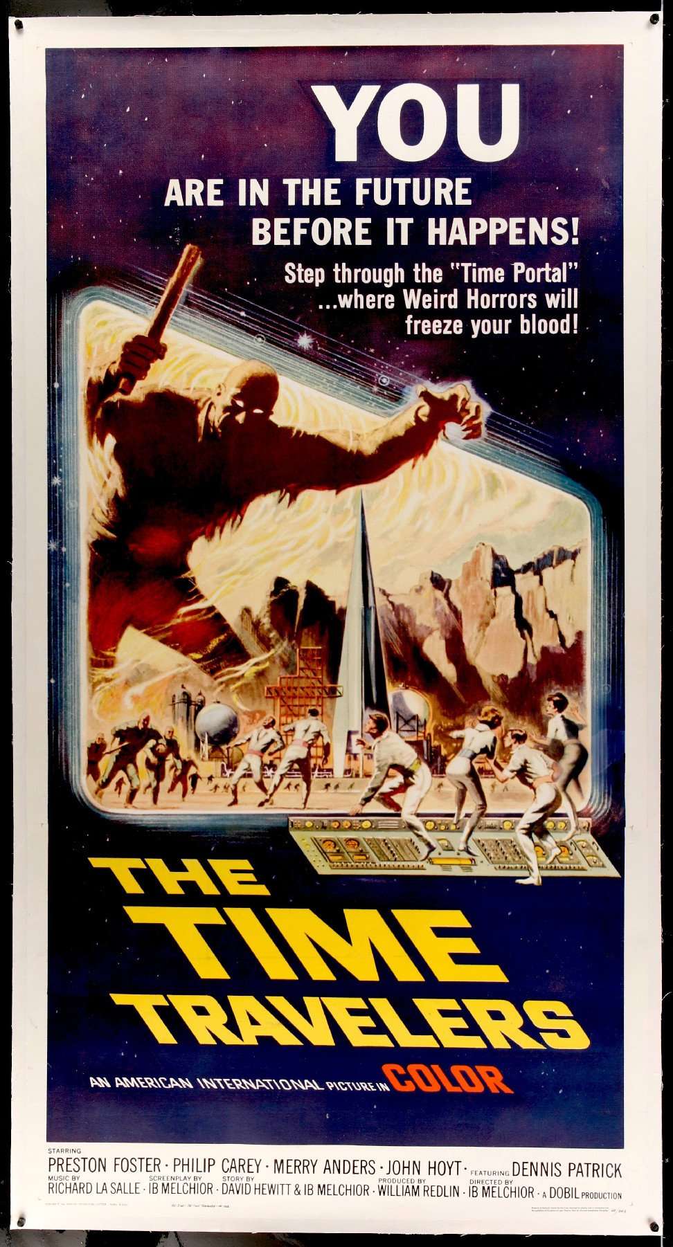 Time Travelers (1964) original movie poster for sale at Original Film Art - Vintage Movie Posters