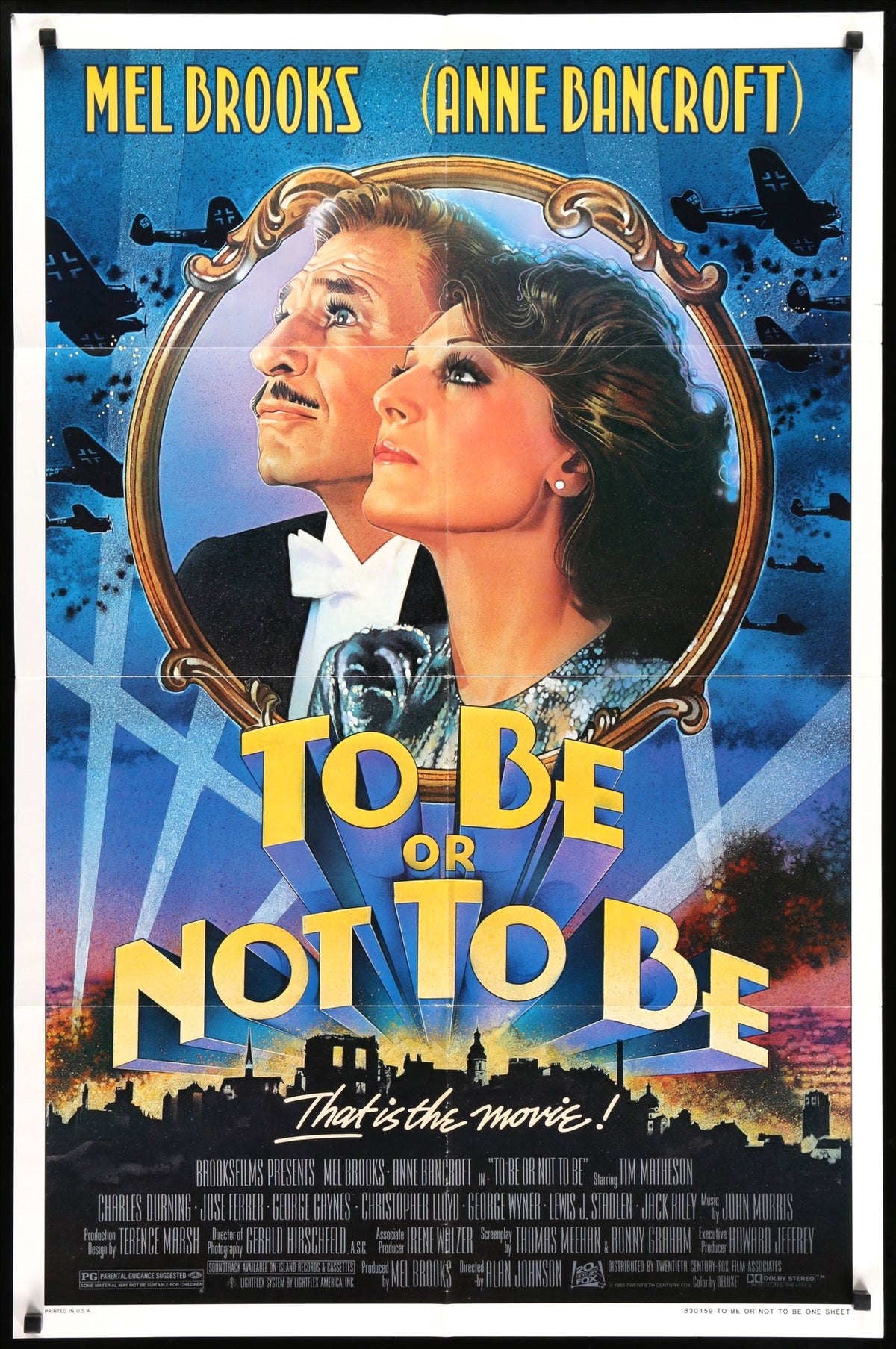 To Be or Not To Be (1983) original movie poster for sale at Original Film Art - Vintage Movie Posters