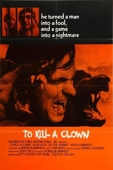 To Kill A Clown (1972) original movie poster for sale at Original Film Art - Vintage Movie Posters