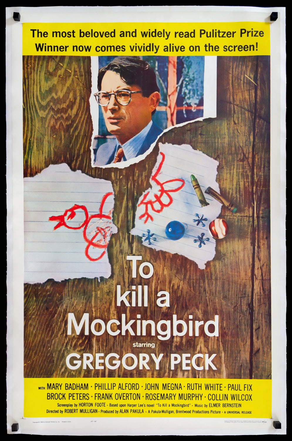 To Kill a Mockingbird (1962) original movie poster for sale at Original Film Art - Vintage Movie Posters