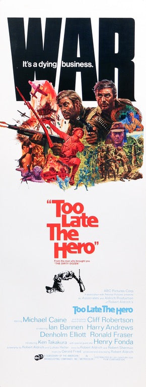 Too Late the Hero (1970) original movie poster for sale at Original Film Art - Vintage Movie Posters