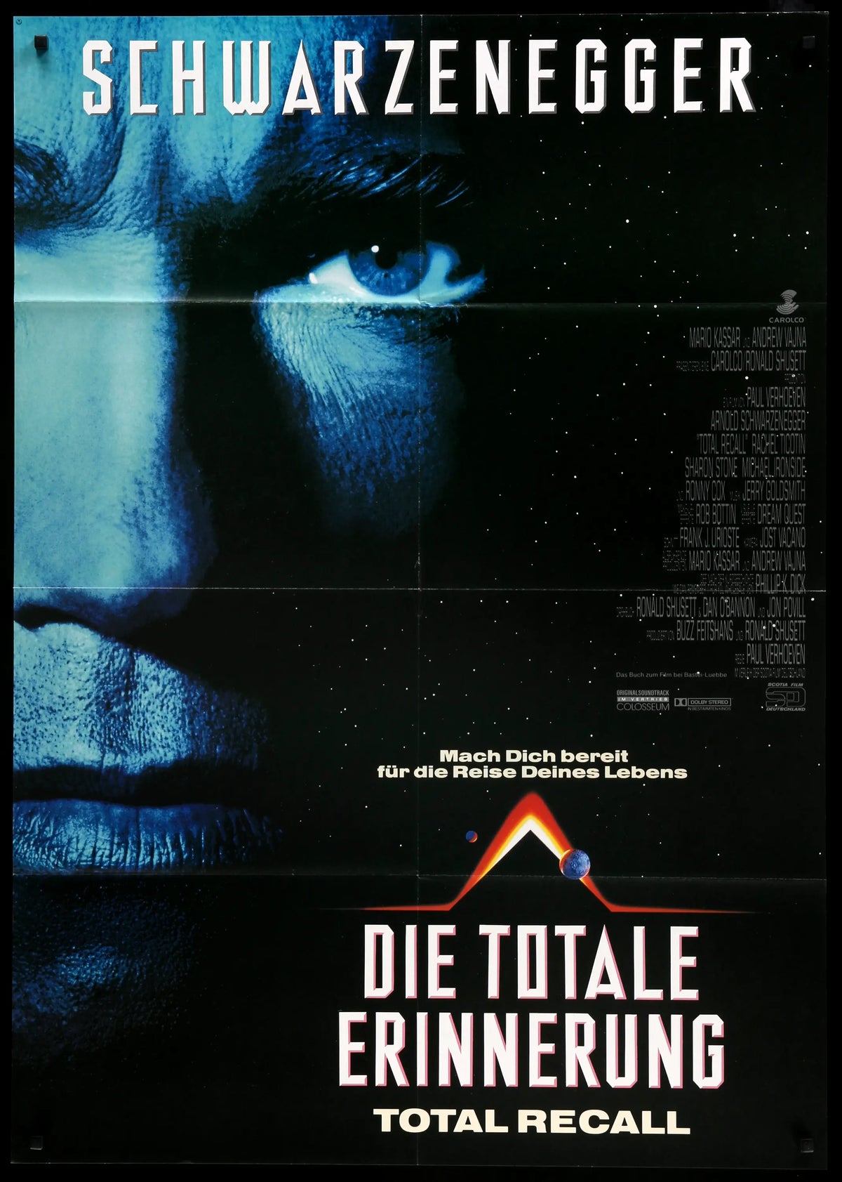 Total Recall (1990) original movie poster for sale at Original Film Art