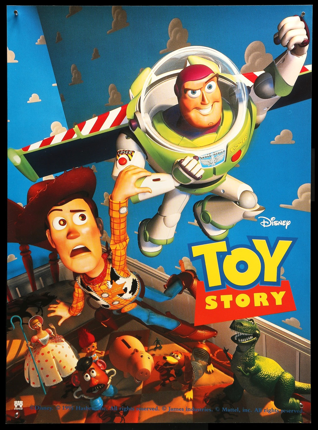 Toy Story (1995) Original French Petite Movie Poster - Original