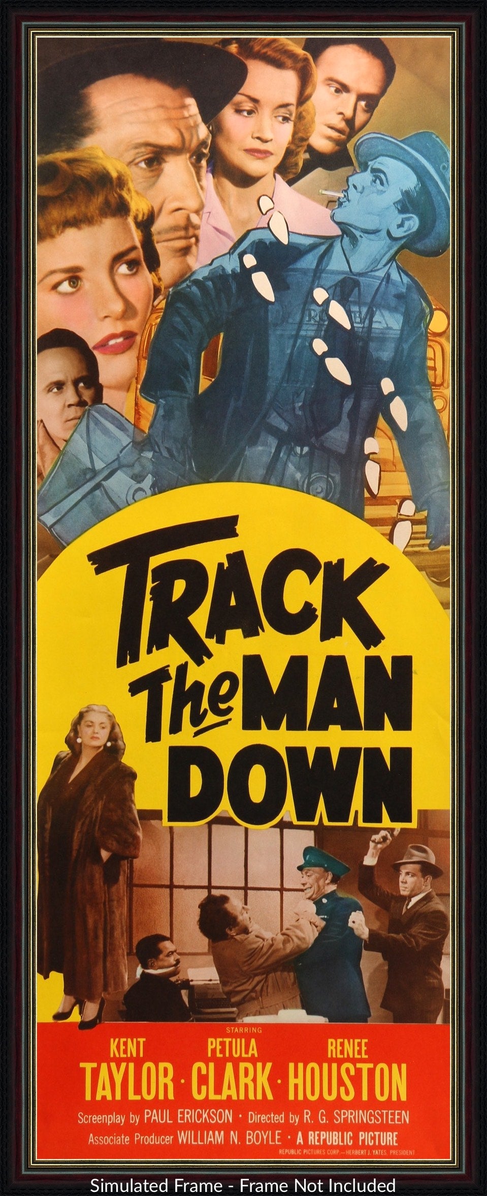 Track the Man Down (1955) original movie poster for sale at Original Film Art - Vintage Movie Posters