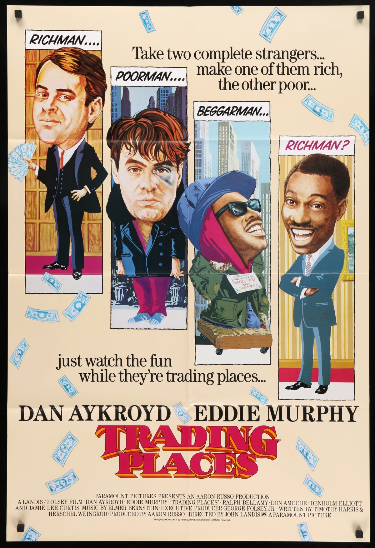Trading Places (1983) original movie poster for sale at Original Film Art
