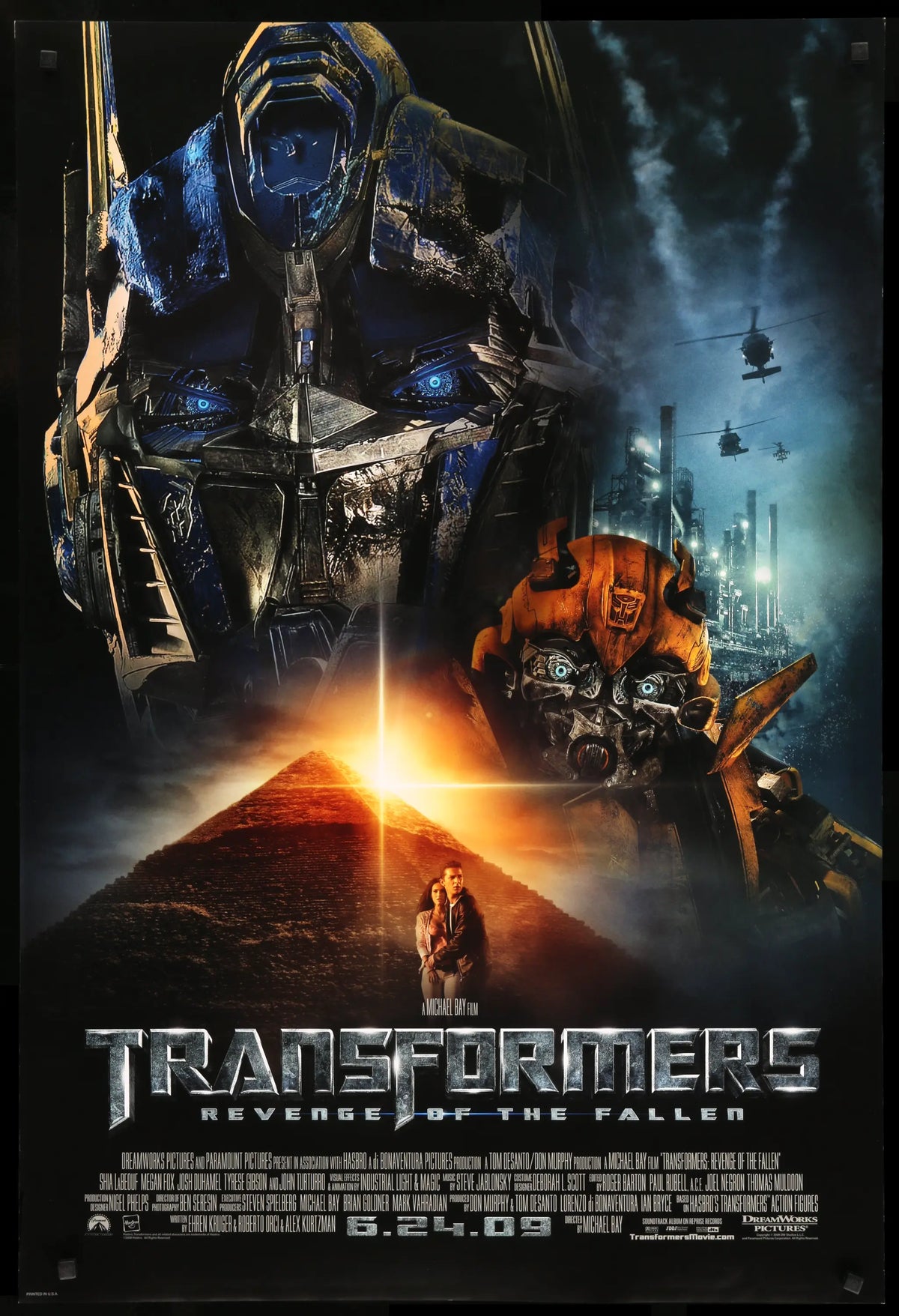 Transformers: Revenge of the Fallen (2009) original movie poster for sale at Original Film Art