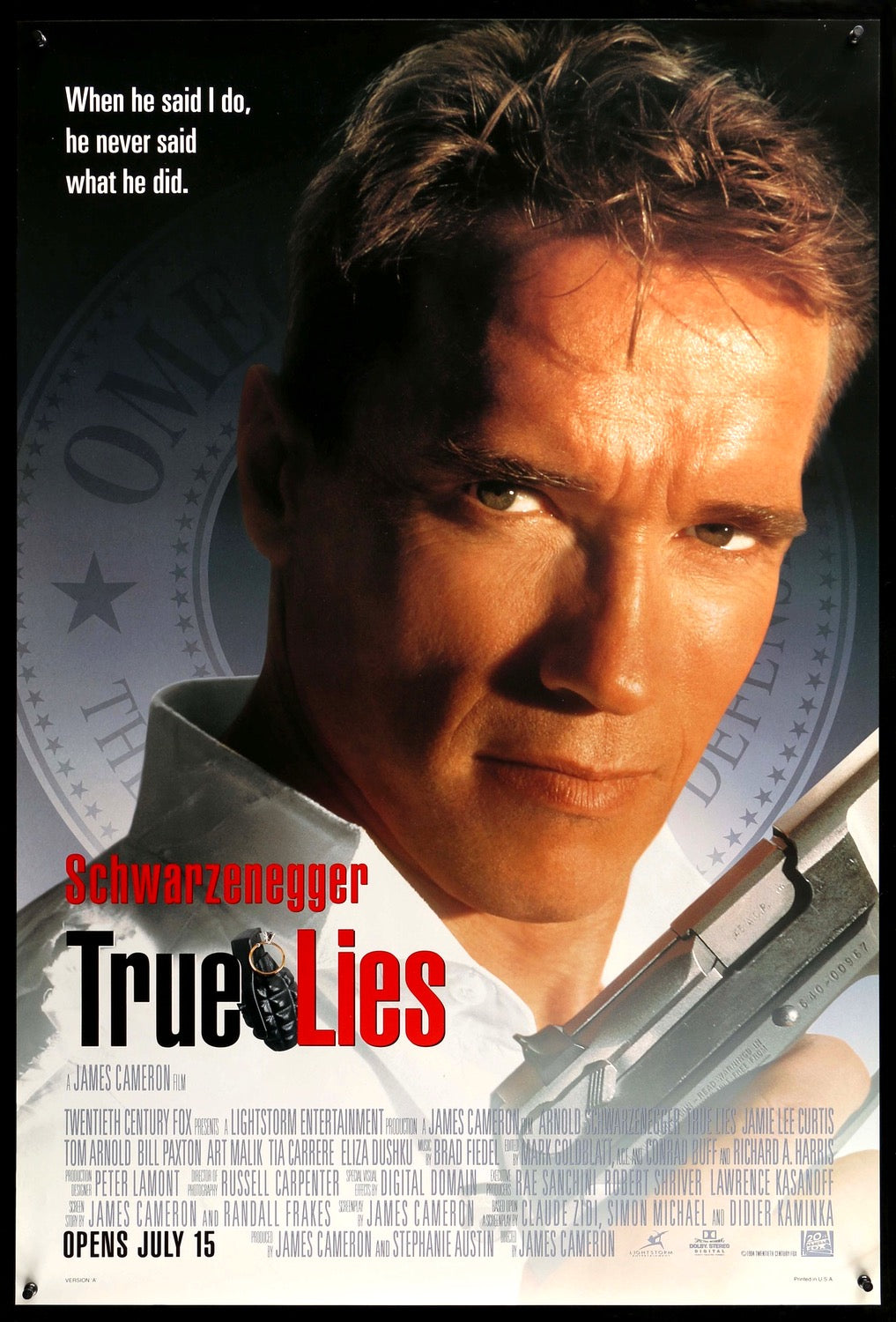 True Lies (1994) original movie poster for sale at Original Film Art