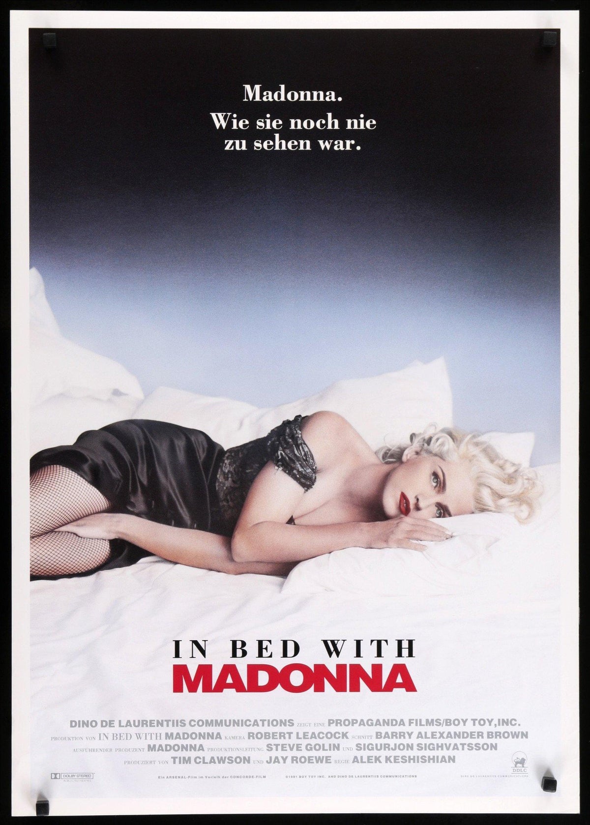 Madonna: Truth or Dare (1991) original movie poster for sale at Original Film Art