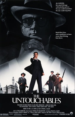 Untouchables (1987) original movie poster for sale at Original Film Art - Vintage Movie Posters