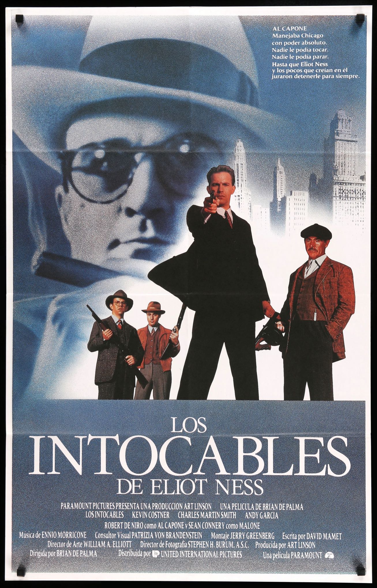 Untouchables (1987) original movie poster for sale at Original Film Art - Vintage Movie Posters