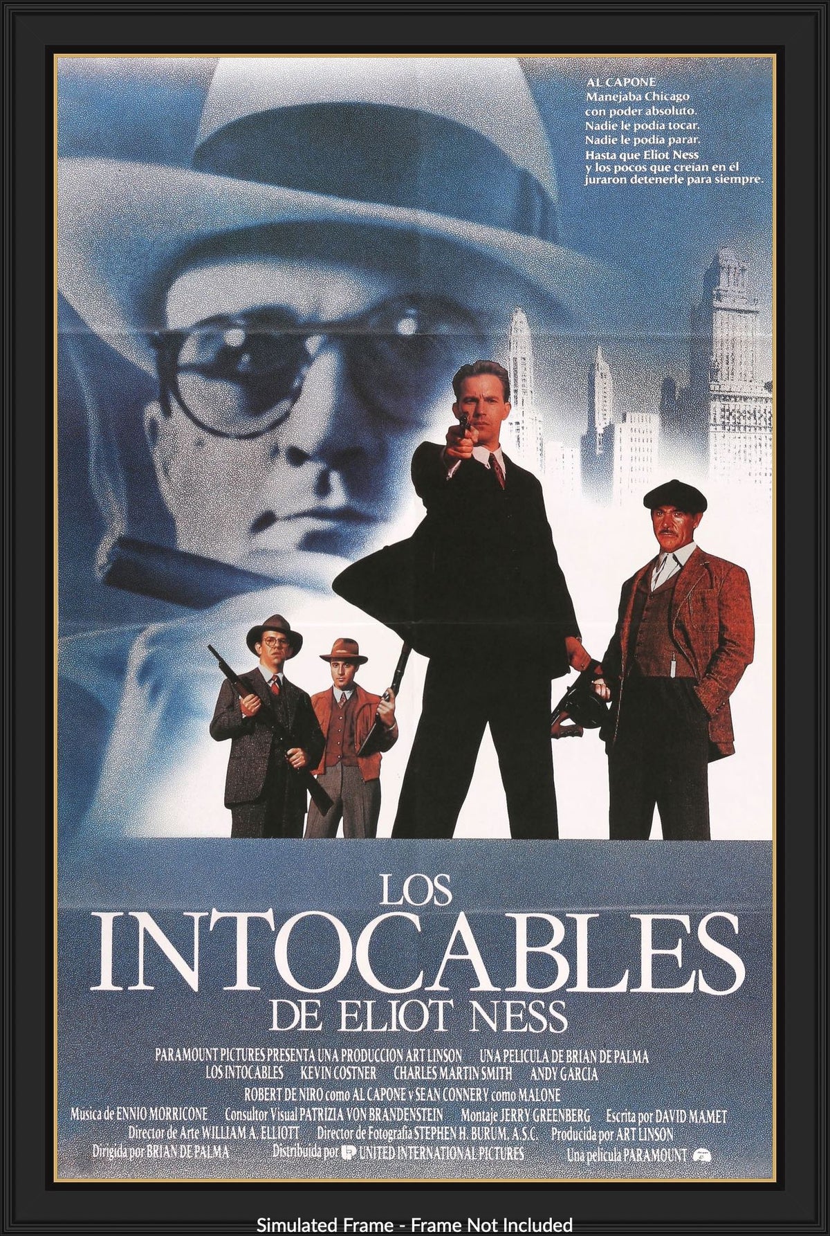 Untouchables (1987) original movie poster for sale at Original Film Art - Vintage Movie Posters