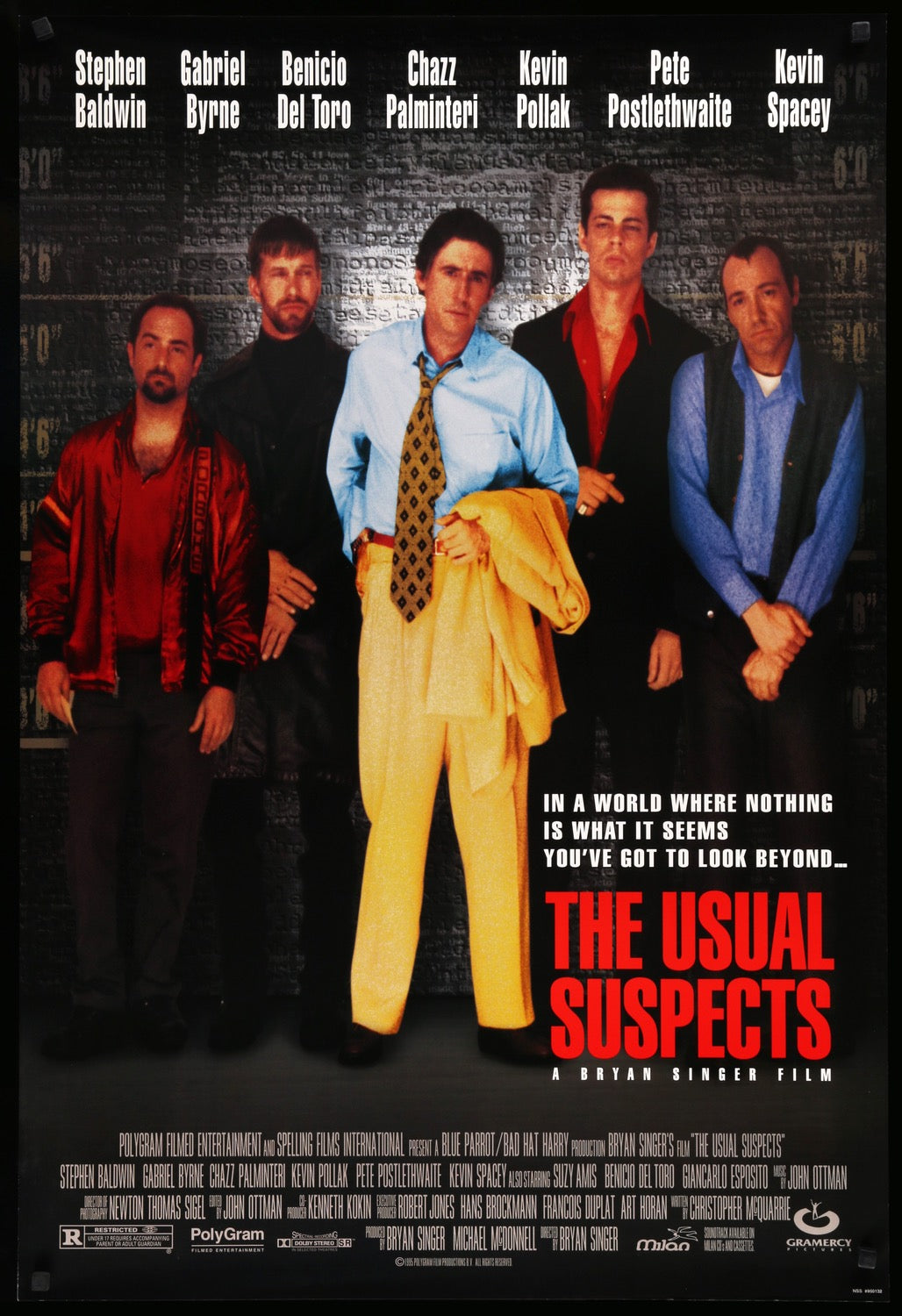 Usual Suspects (1995) original movie poster for sale at Original Film Art