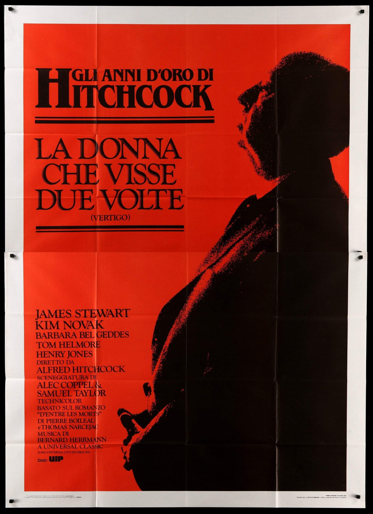 Vertigo (1958) original movie poster for sale at Original Film Art - Vintage Movie Posters