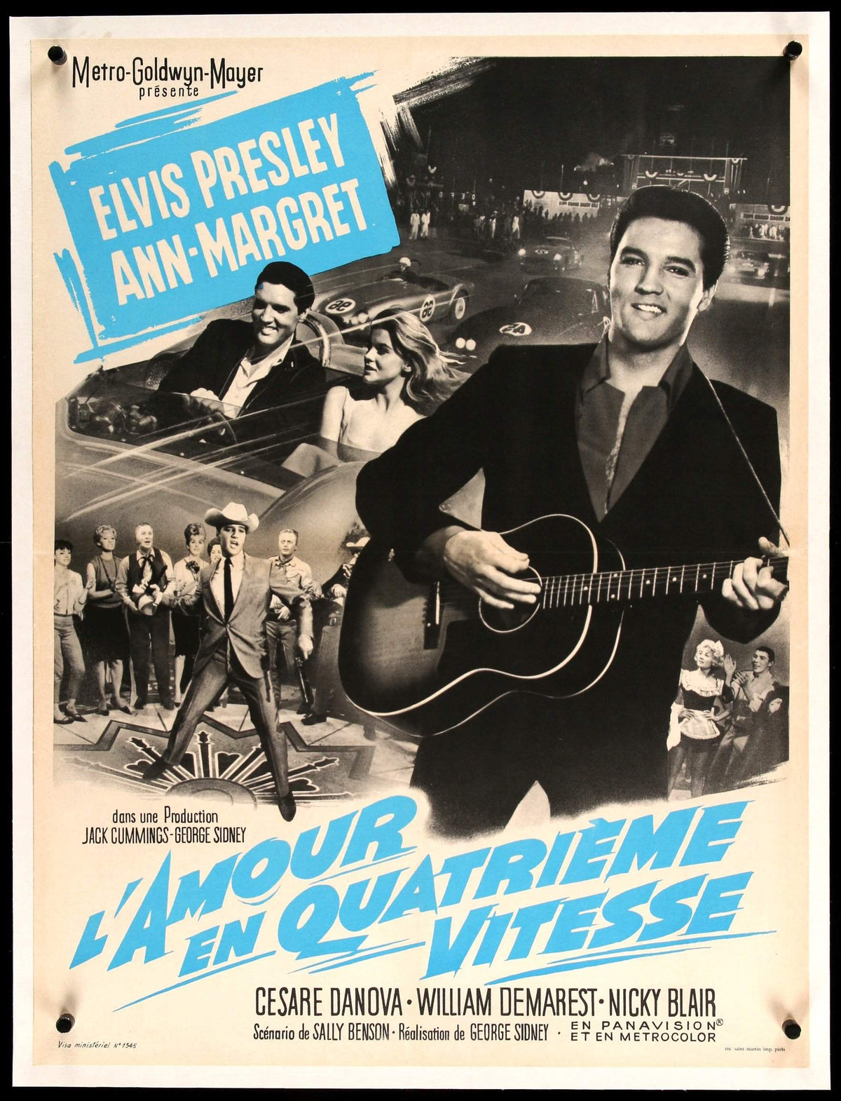 Viva Las Vegas (1964) original movie poster for sale at Original Film Art