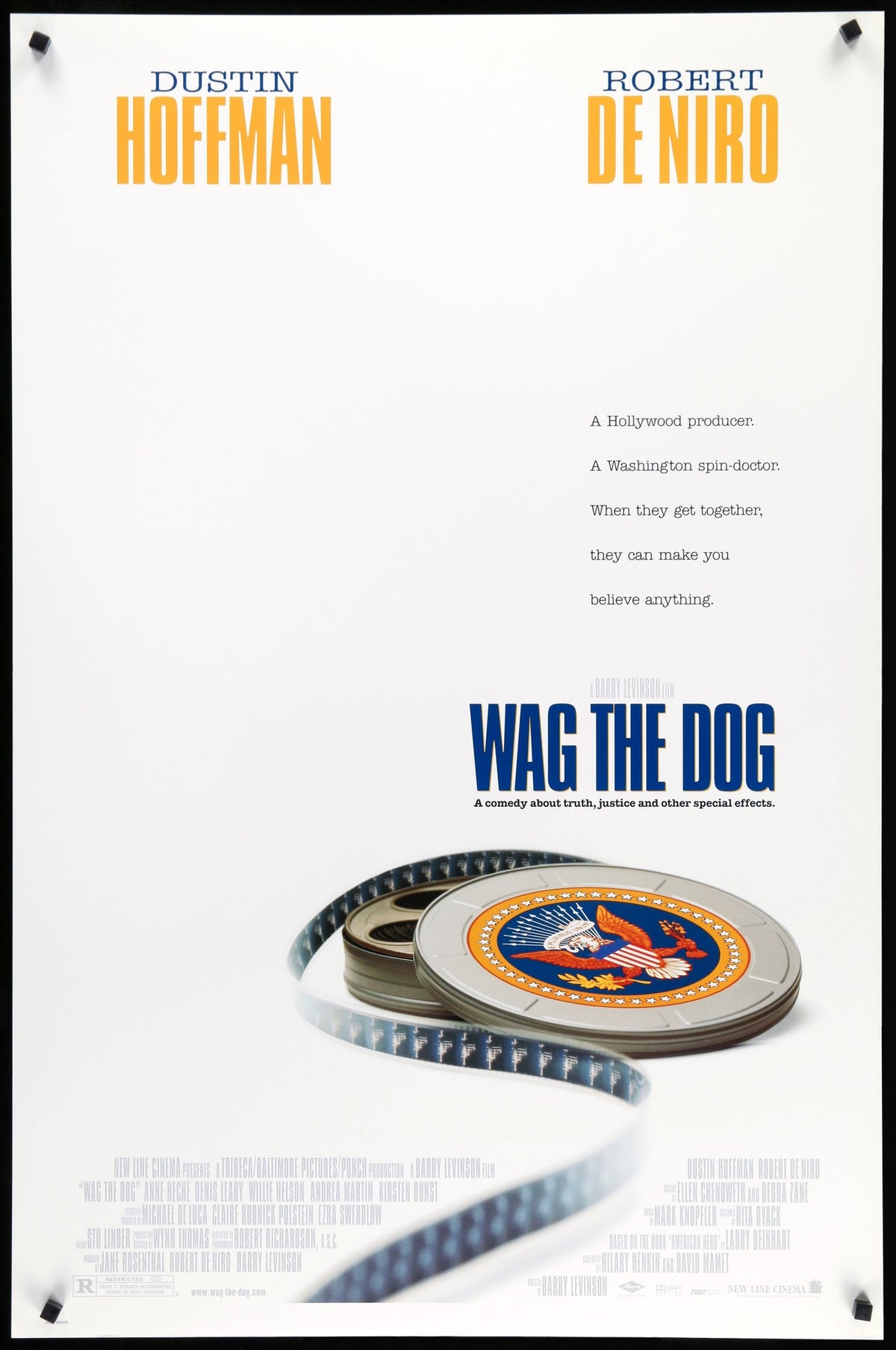 Wag the Dog (1997) original movie poster for sale at Original Film Art