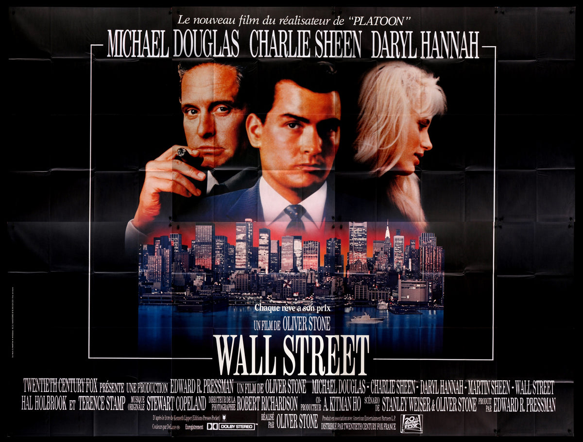 Wall Street (1987) original movie poster for sale at Original Film Art - Vintage Movie Posters