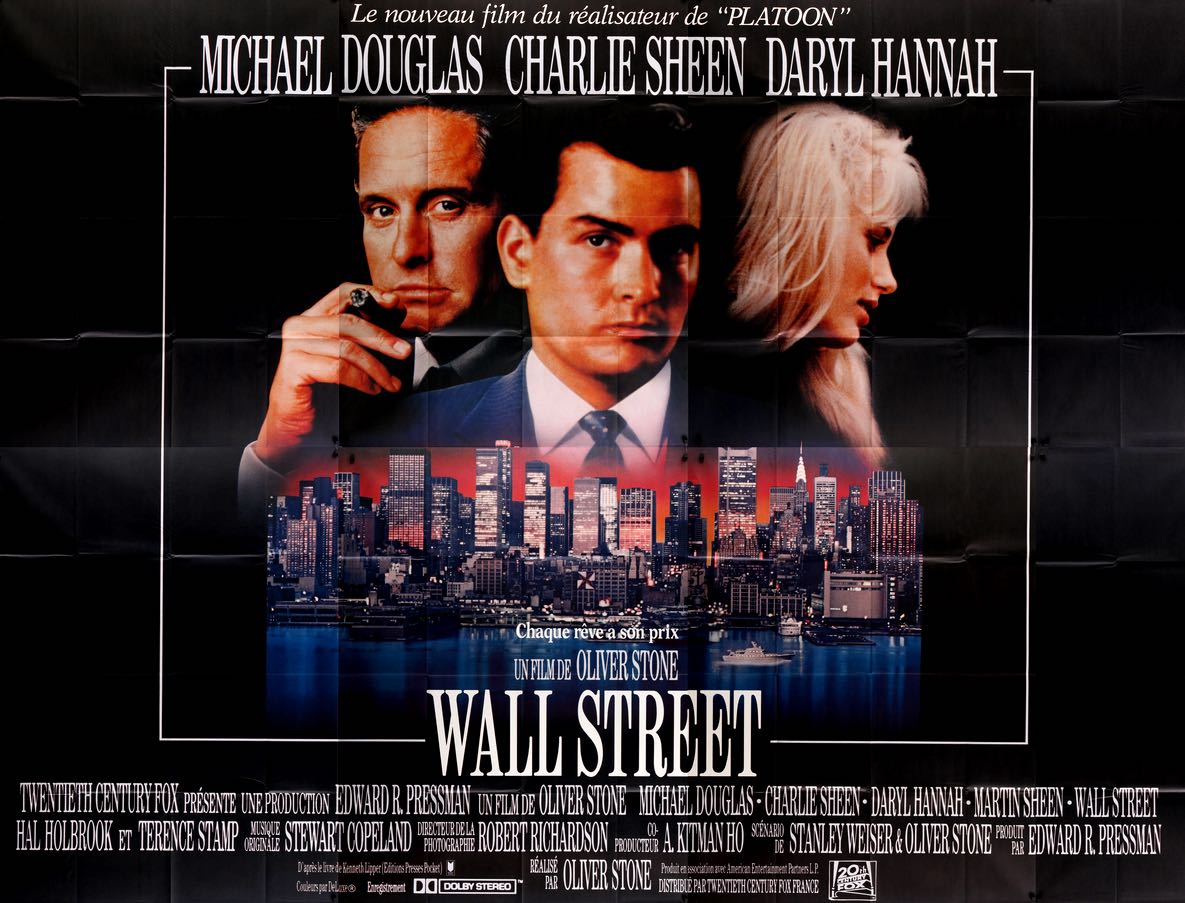 Wall Street (1987) original movie poster for sale at Original Film Art