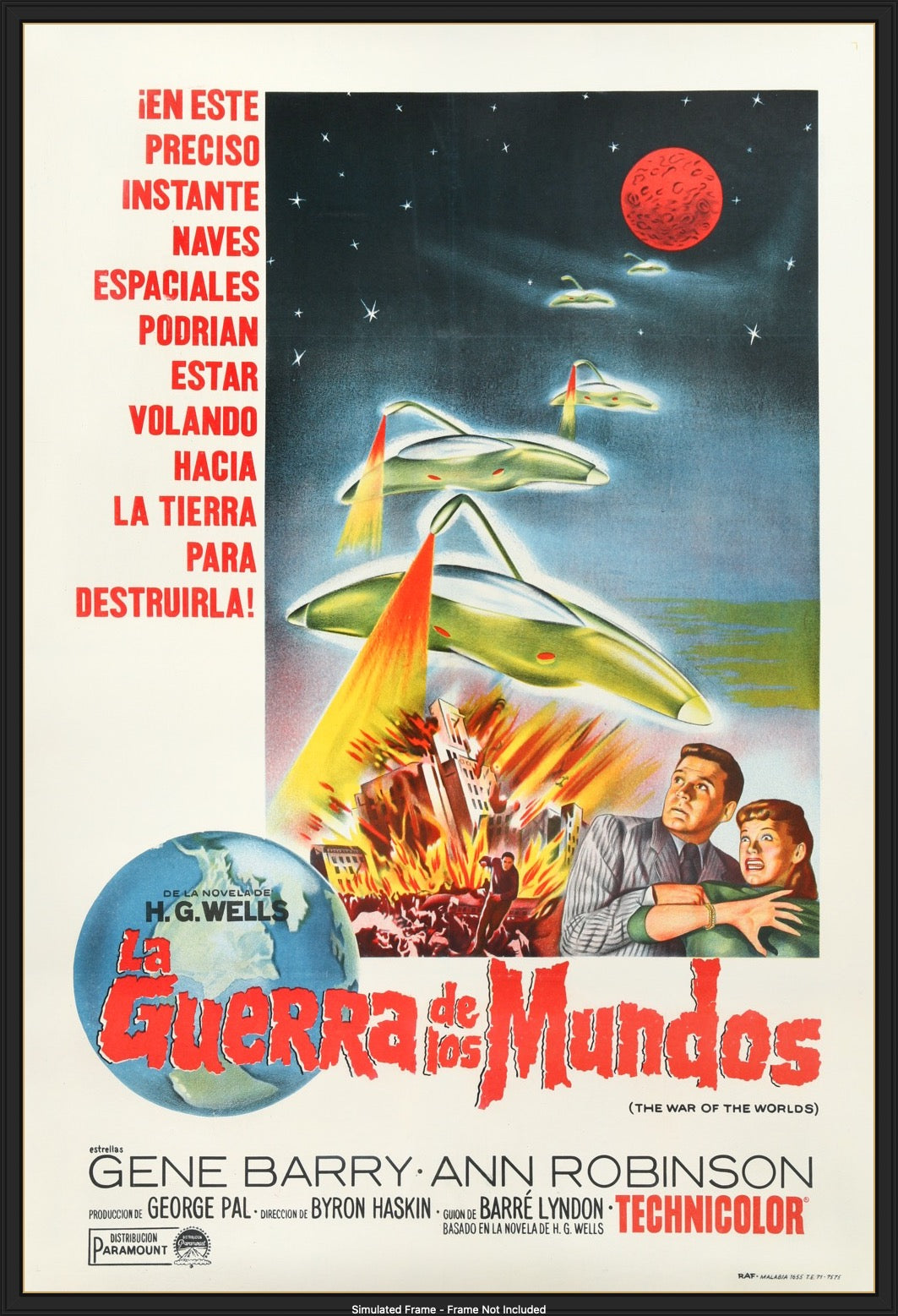 War of the Worlds (1953) original movie poster for sale at Original Film Art - Vintage Movie Posters
