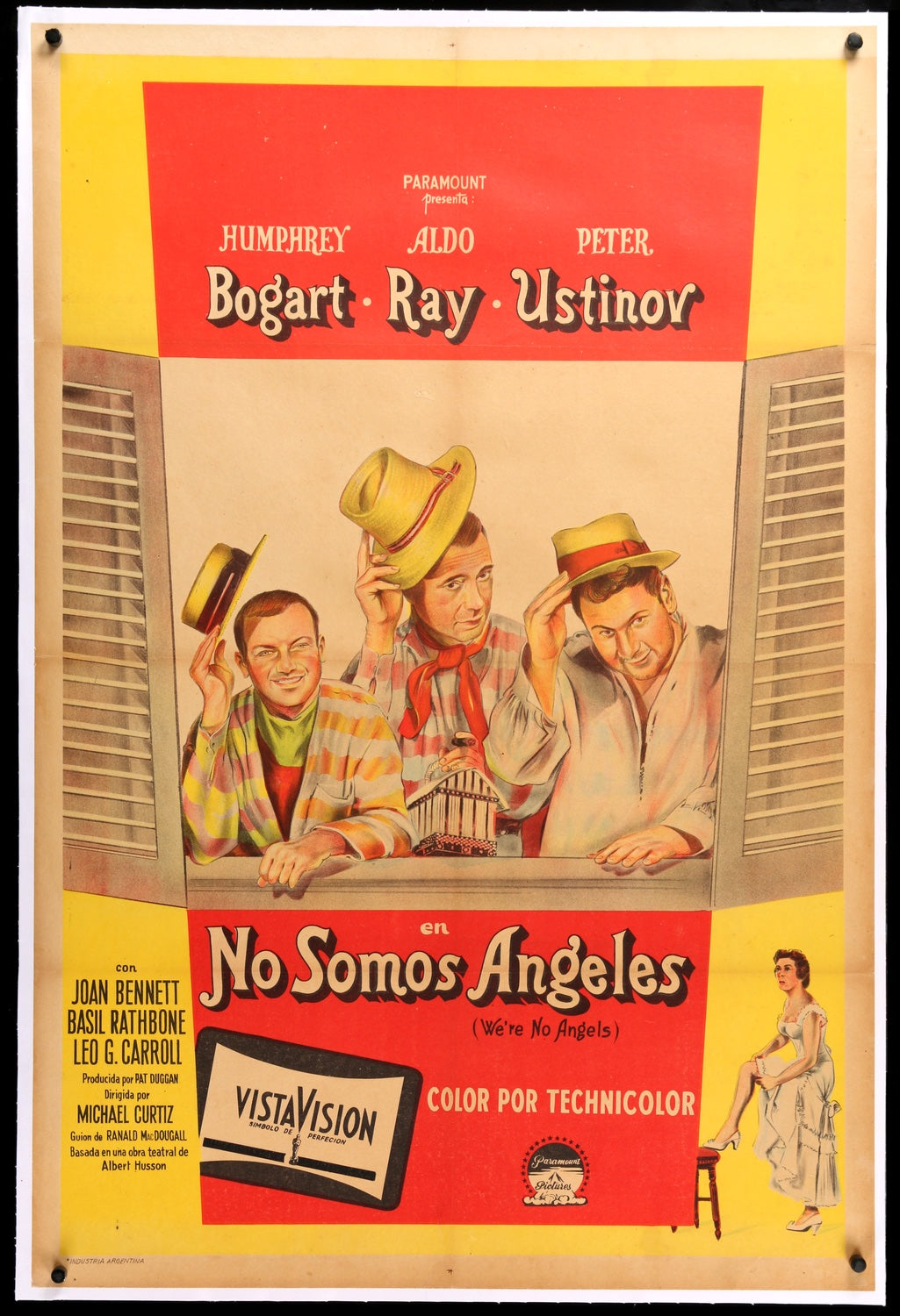 We're No Angels (1955) original movie poster for sale at Original Film Art - Vintage Movie Posters