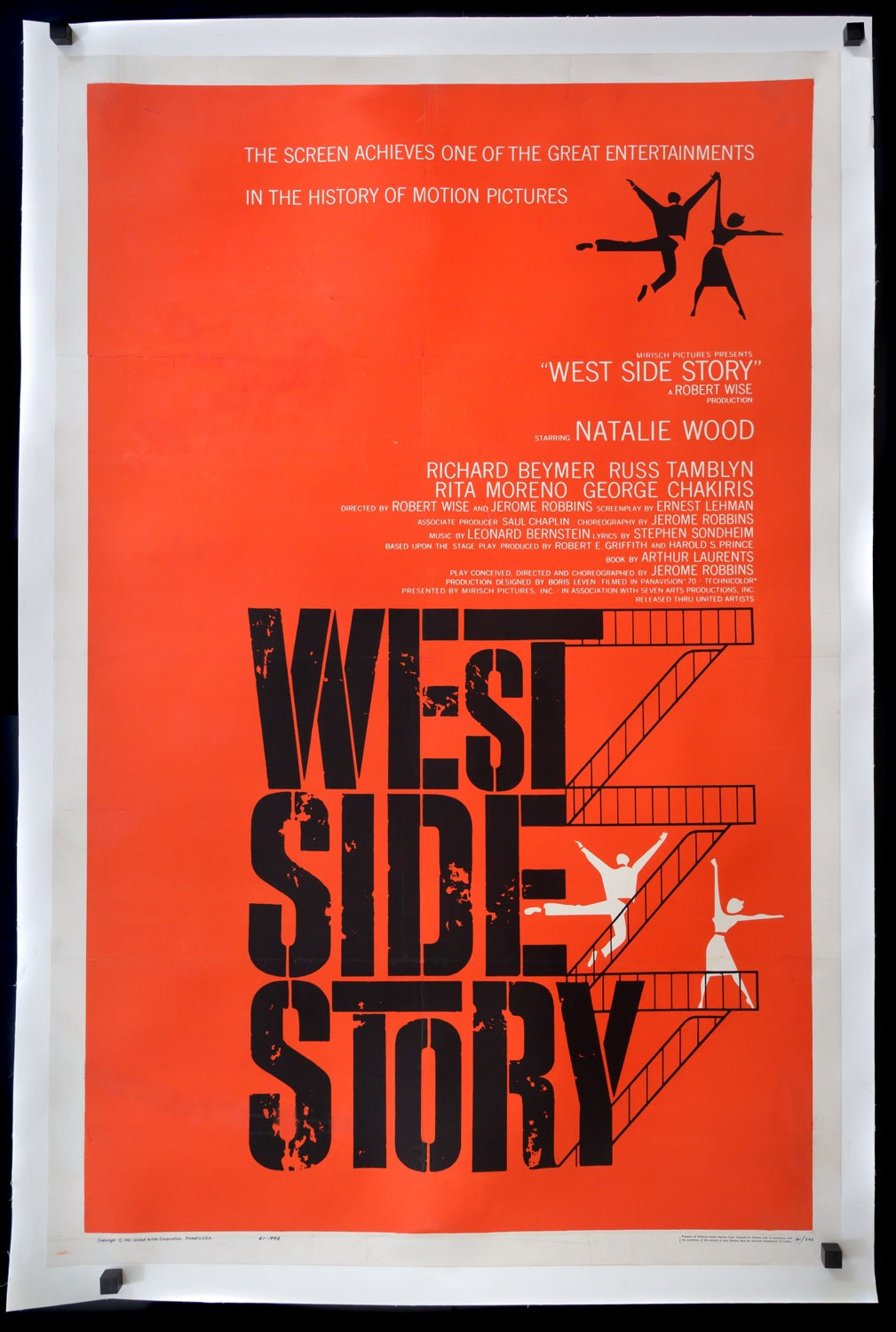 West Side Story (1961) original movie poster for sale at Original Film Art