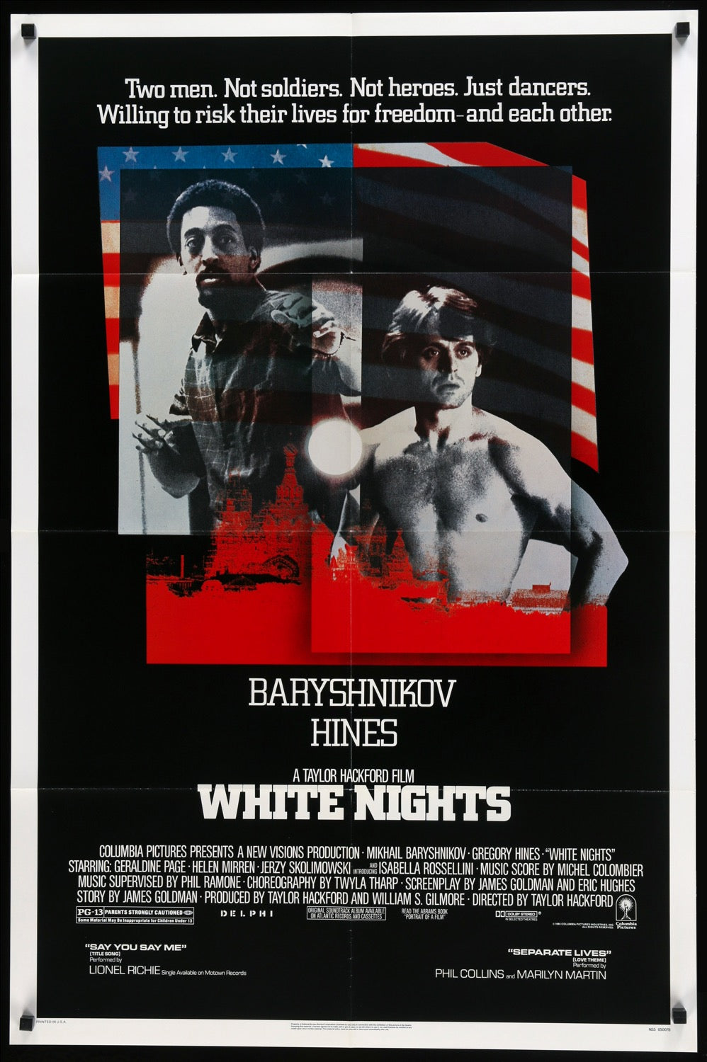 White Nights (1985) original movie poster for sale at Original Film Art - Vintage Movie Posters