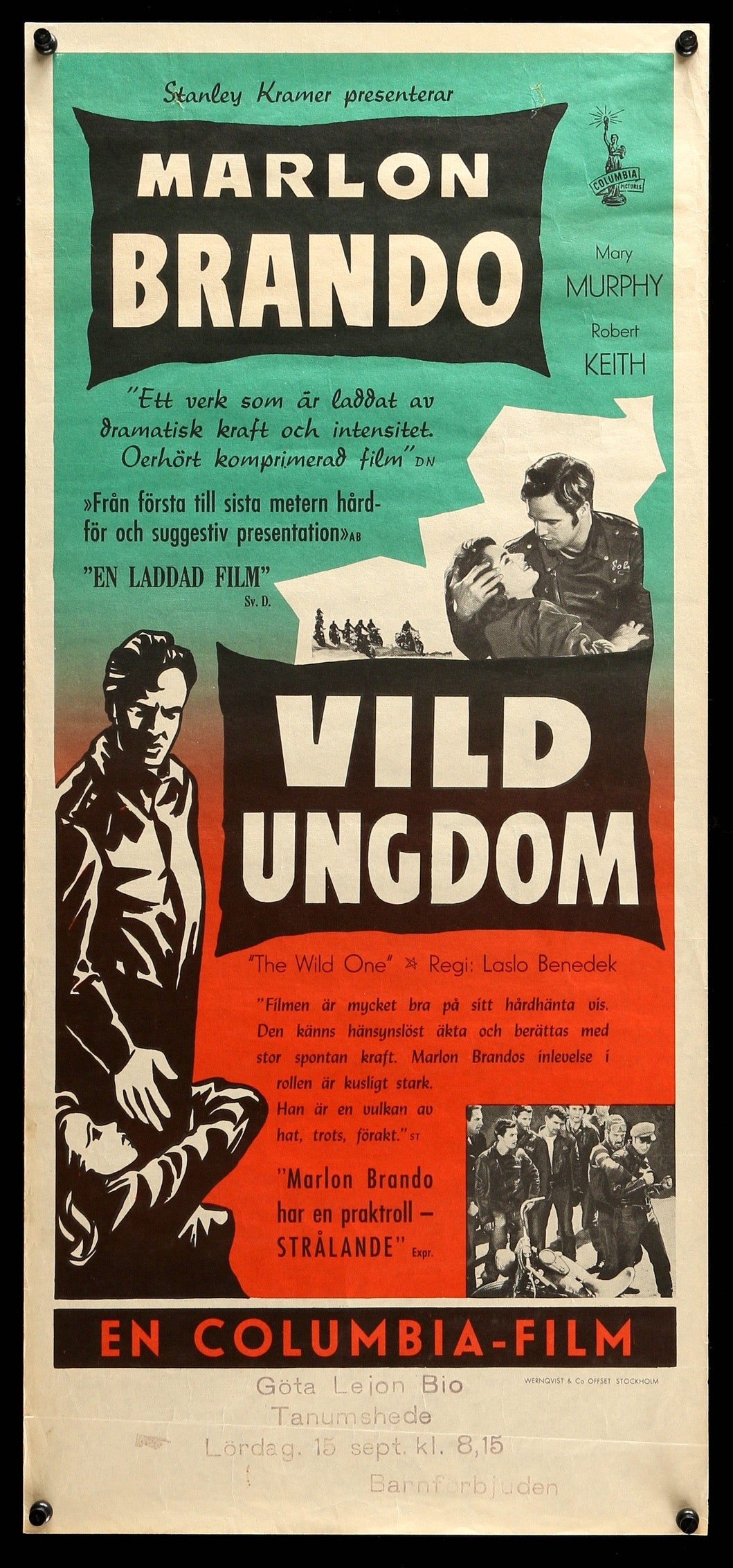 Wild One (1953) original movie poster for sale at Original Film Art - Vintage Movie Posters